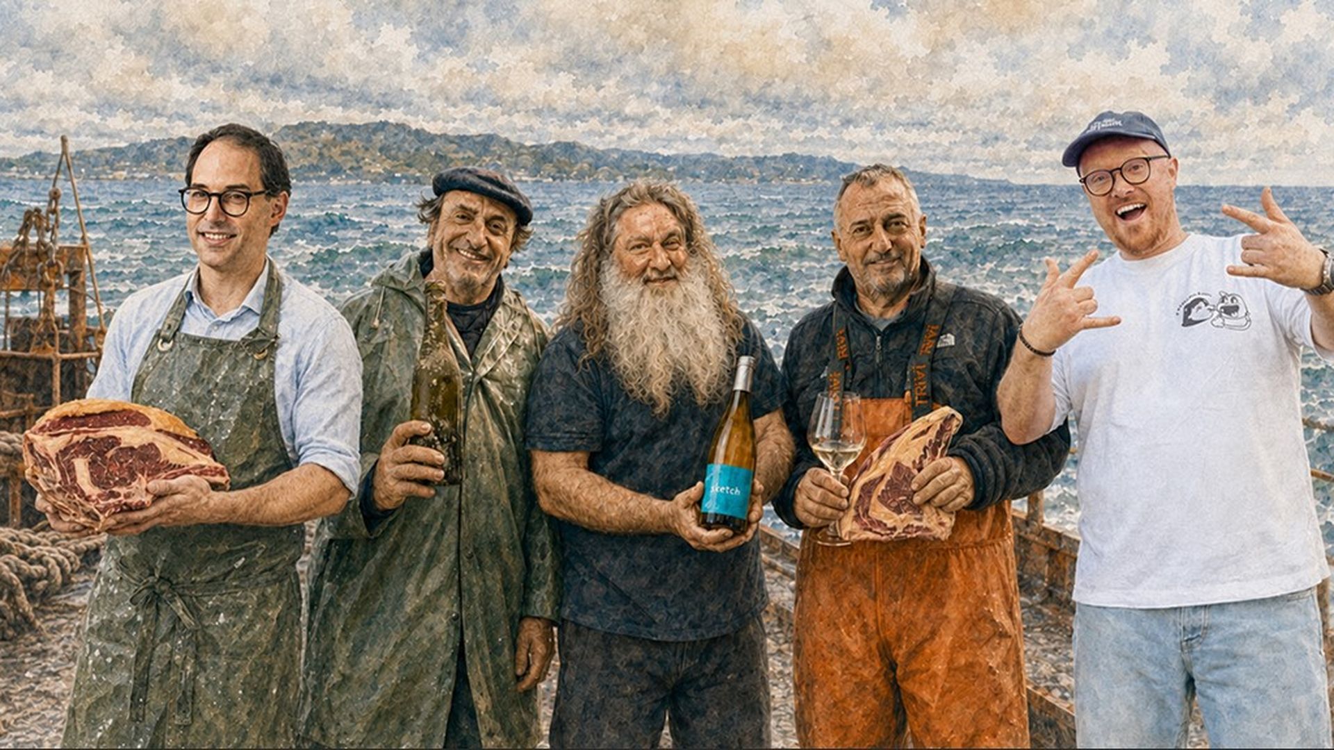 Extraen las botellas de Albariño criadas bajo el mar
