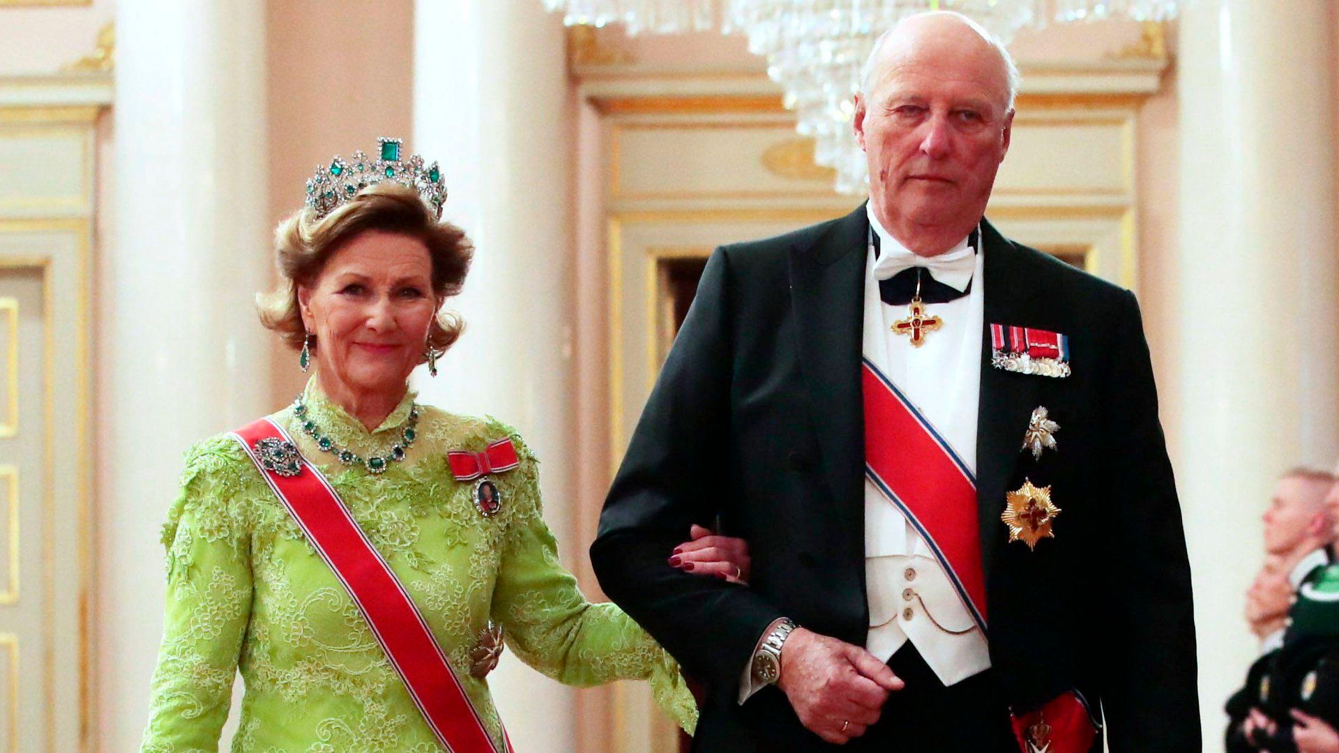 Harald y Sonia de Noruega, en una imagen de archivo