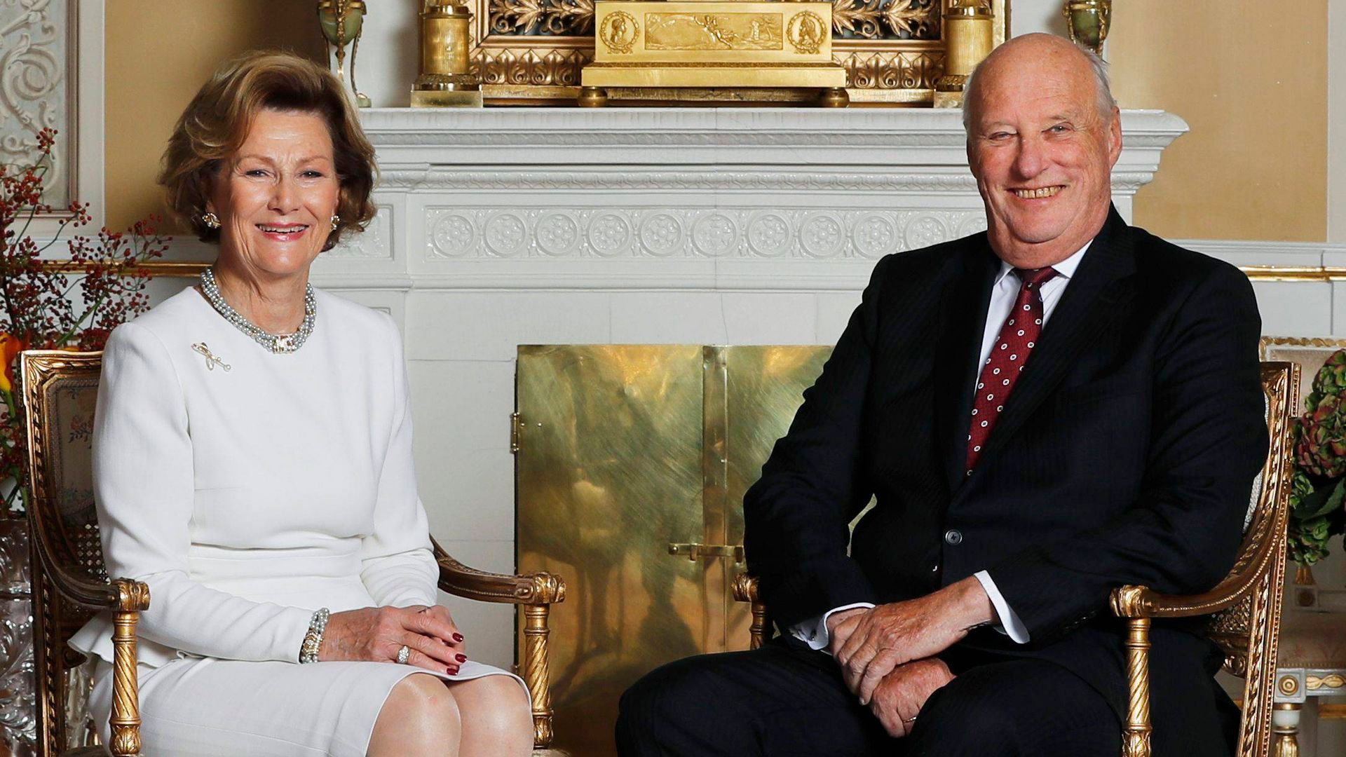 Harald y Sonia de Noruega, en una imagen de archivo