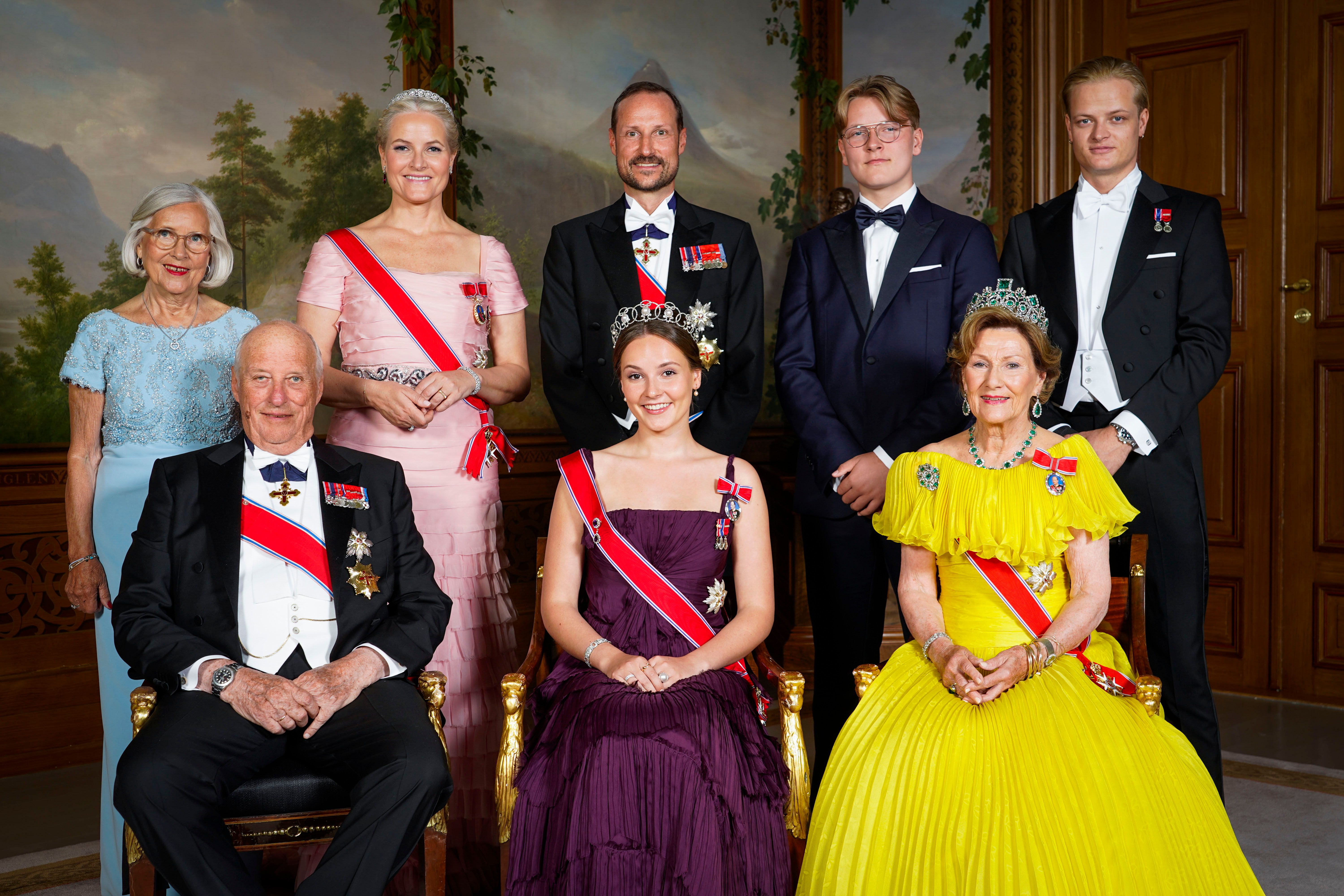 La familia real noruega