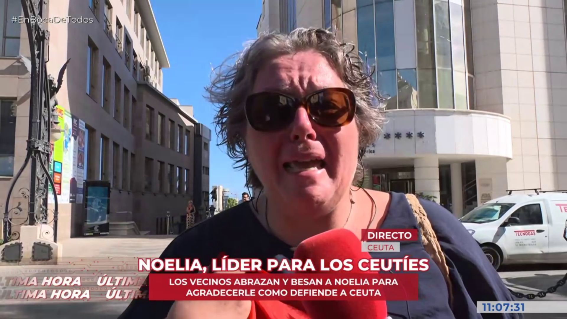 Las lágrimas desesperadas de Noelia en Ceuta