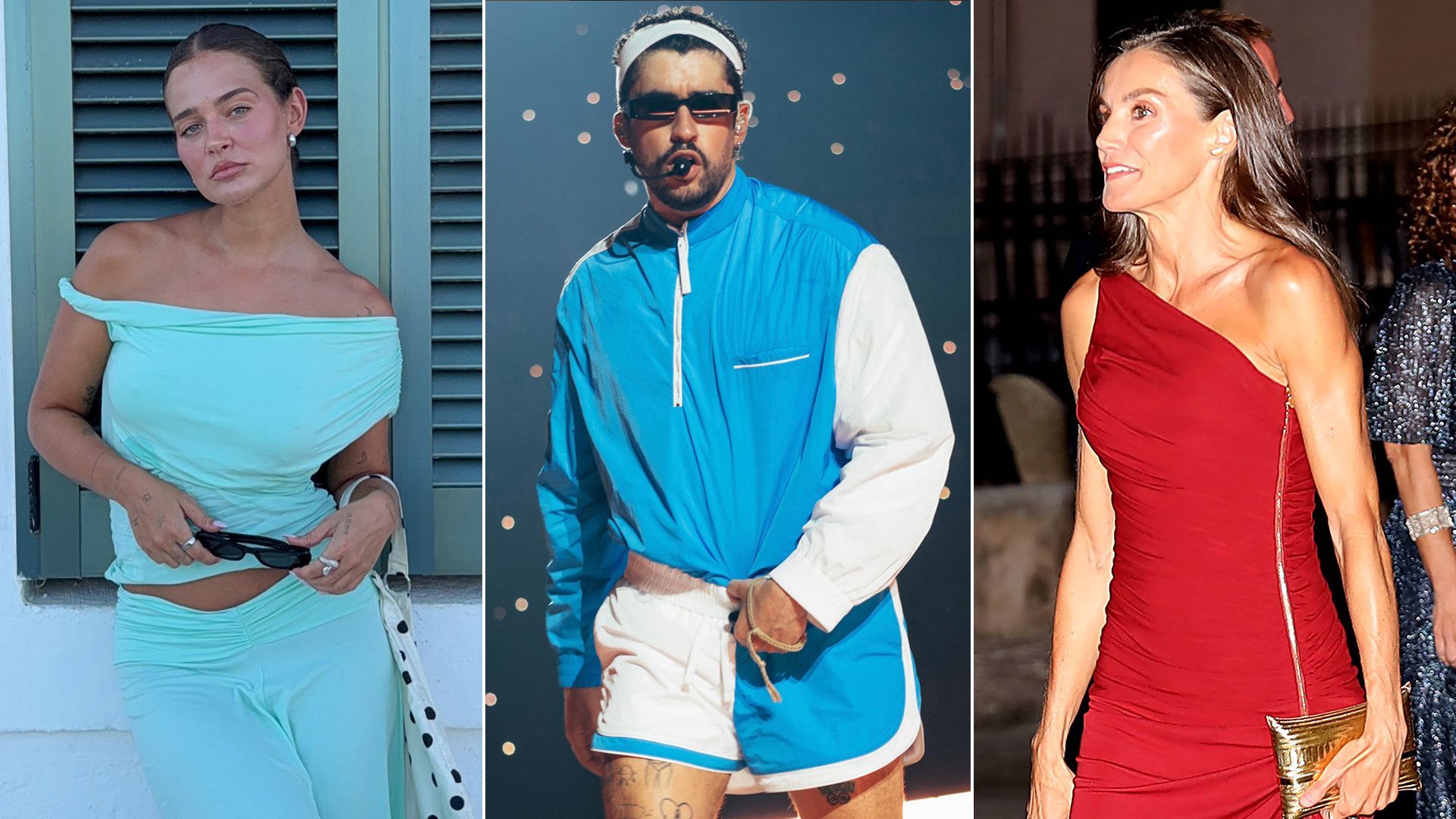 Laura Escanes, Bad Bunny y la reina Letizia Laura Escanes, Bad Bunny y la reina Letizia