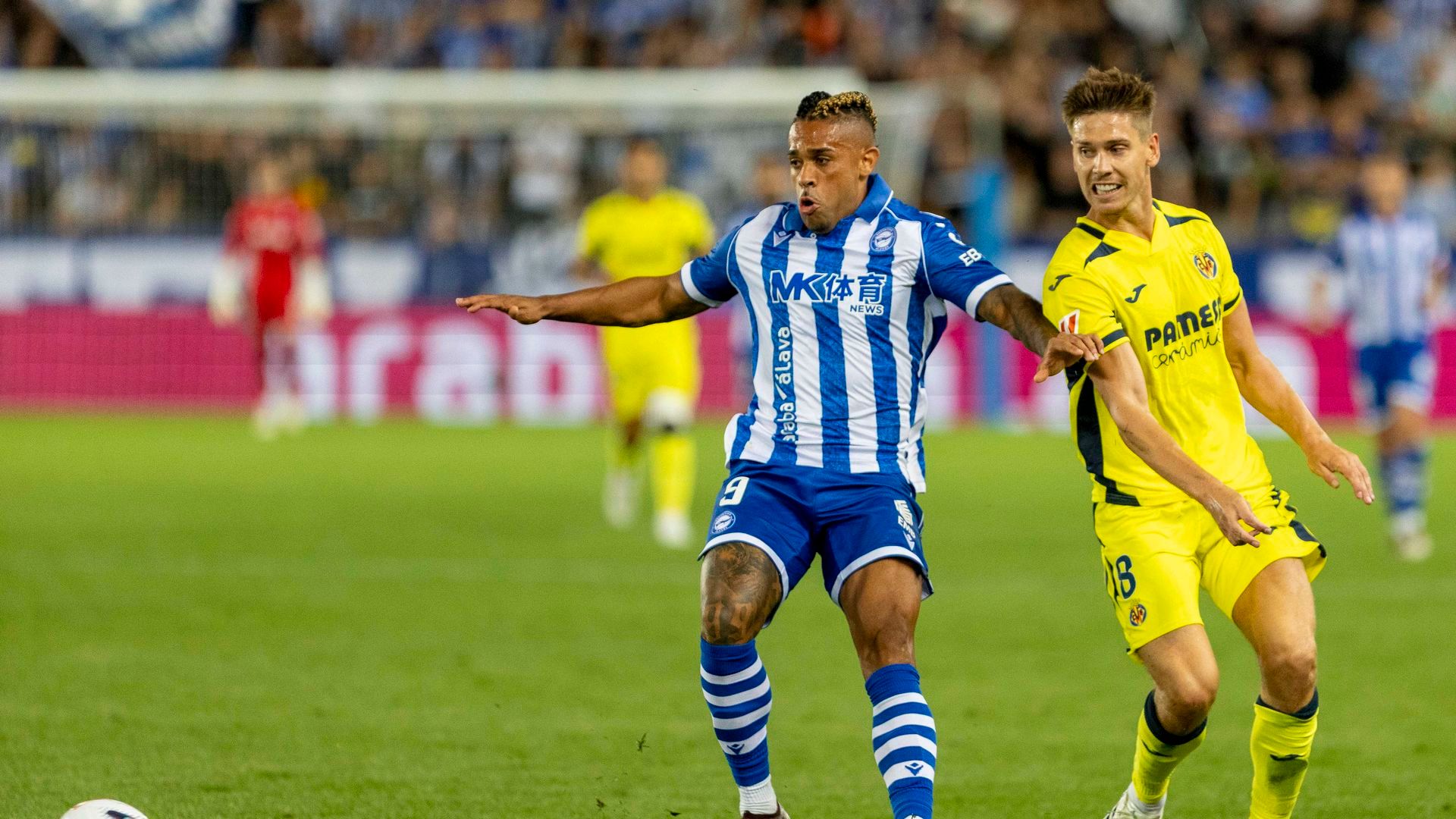 Mariano y Juan Foyth, en el Alavés-Villarreal