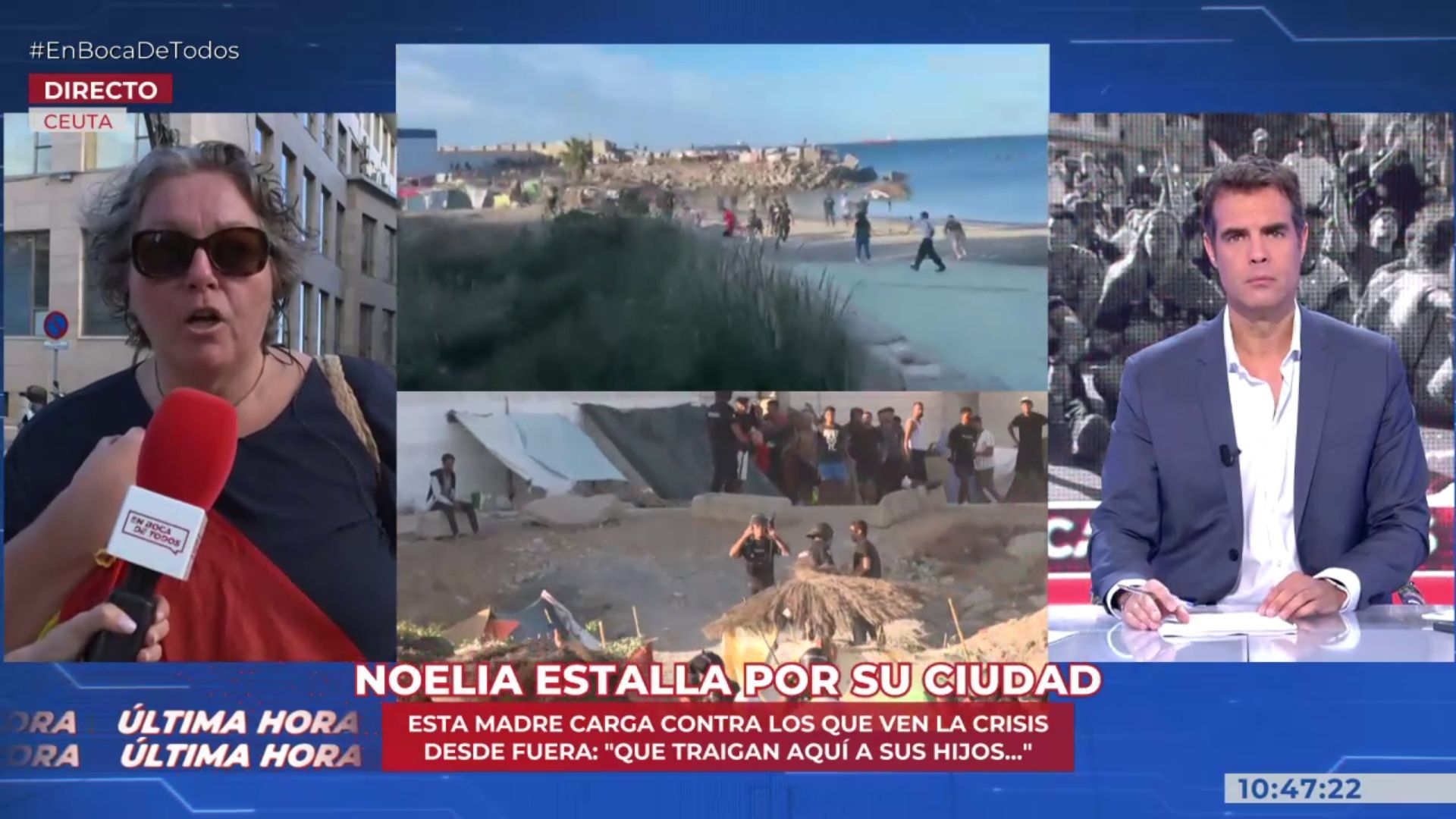 Noelia, vecina de Ceuta, sobre la violencia en las calles