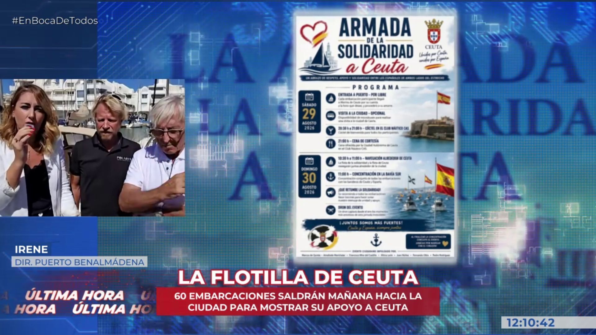 Una flotilla civil de 60 embarcaciones irá a Ceuta a mostrar su apoyo