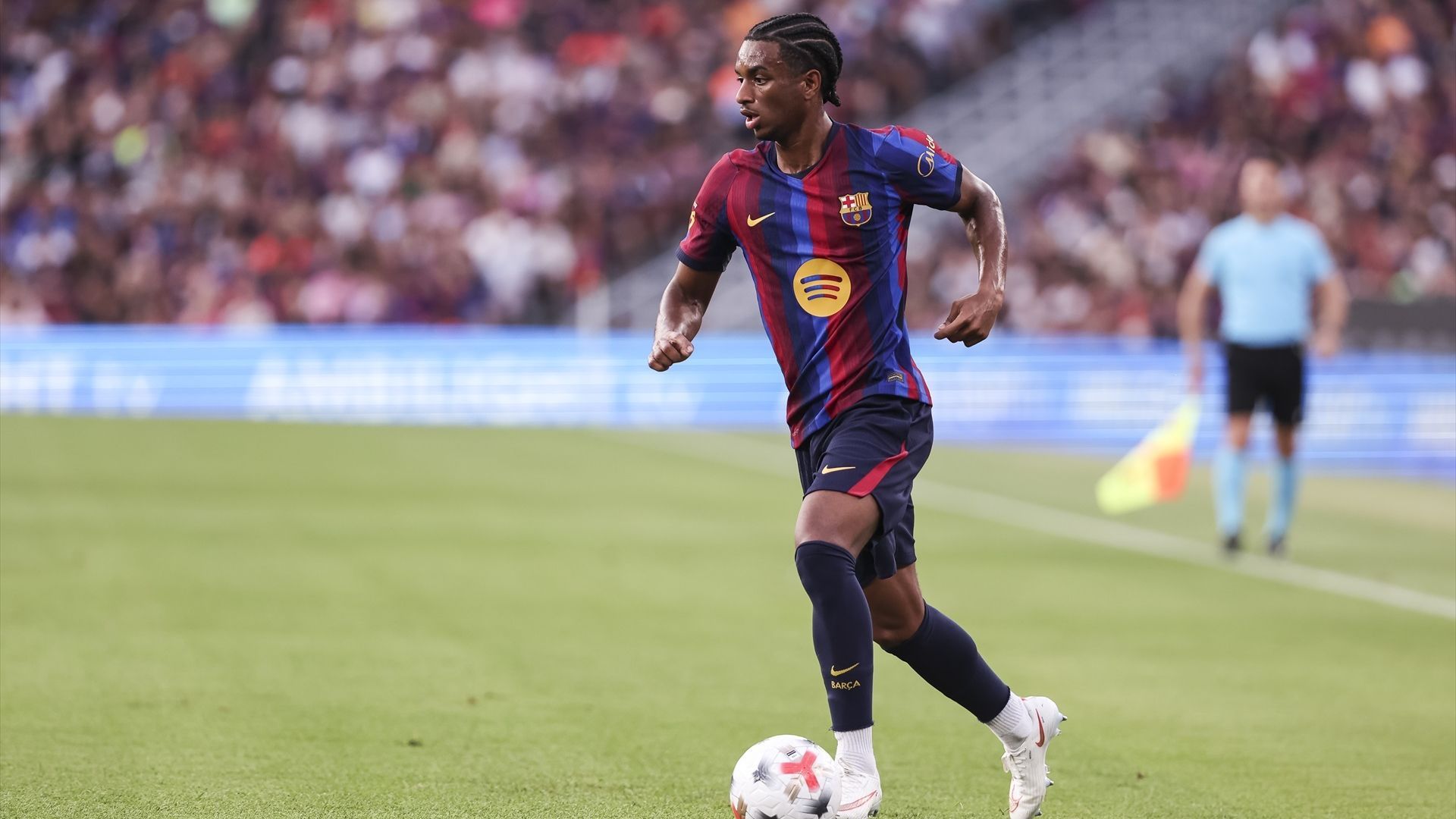 Alejandro Balde, en el Joan Gamper con el Barcelona Alejandro Balde, en el Joan Gamper con el Barcelona