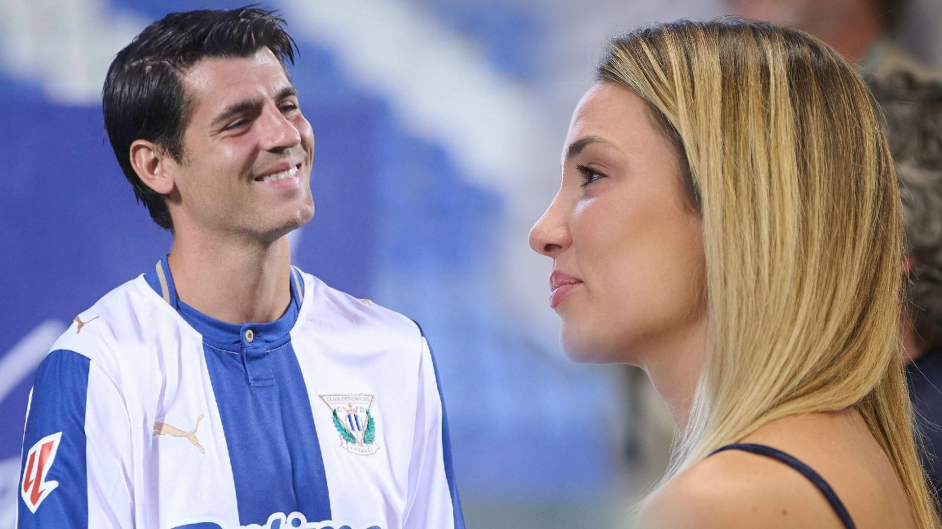 Alice Campello acompaña a Morata en su presentación con el Leganés: gestos de complicidad tras la segunda oportunidad de la pareja Alice Campello acompaña a Morata en su presentación con el Leganés: gestos de complicidad tras la segunda oportunidad de la pareja
