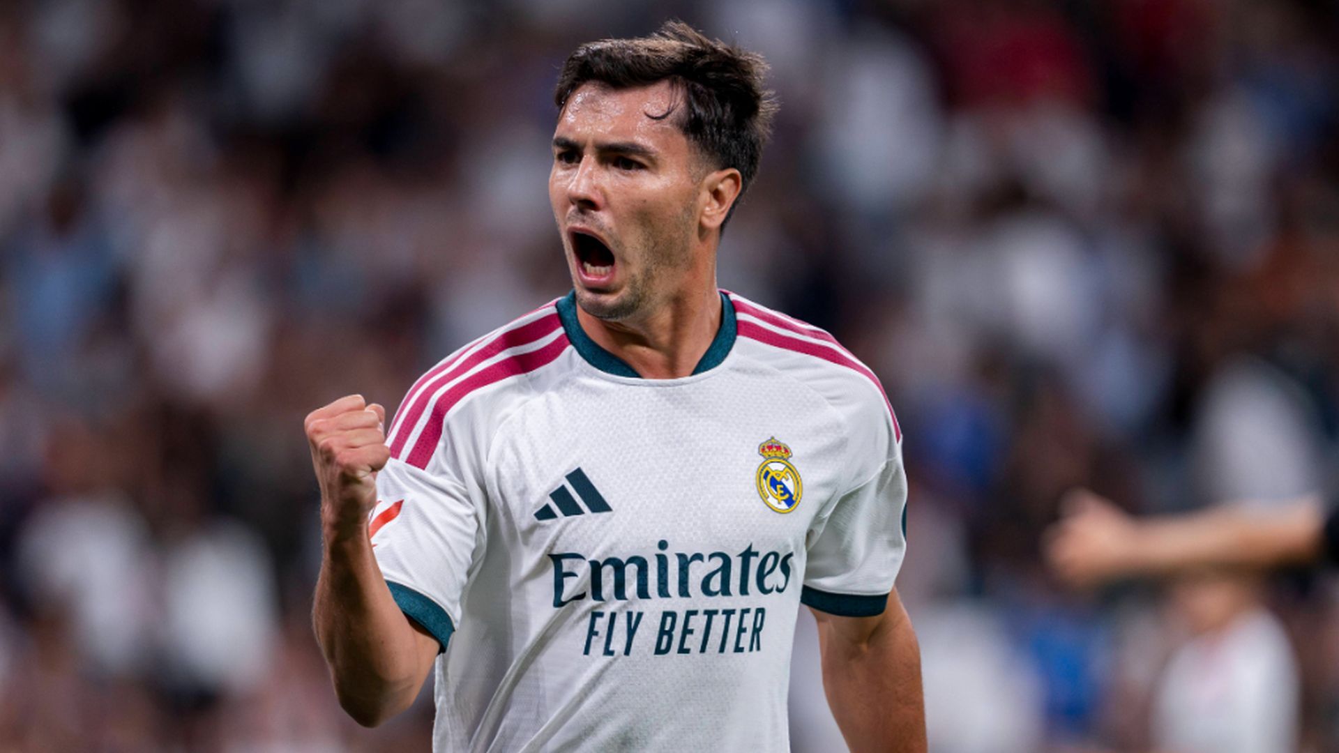 Brahim Díaz, en el Bernabéu