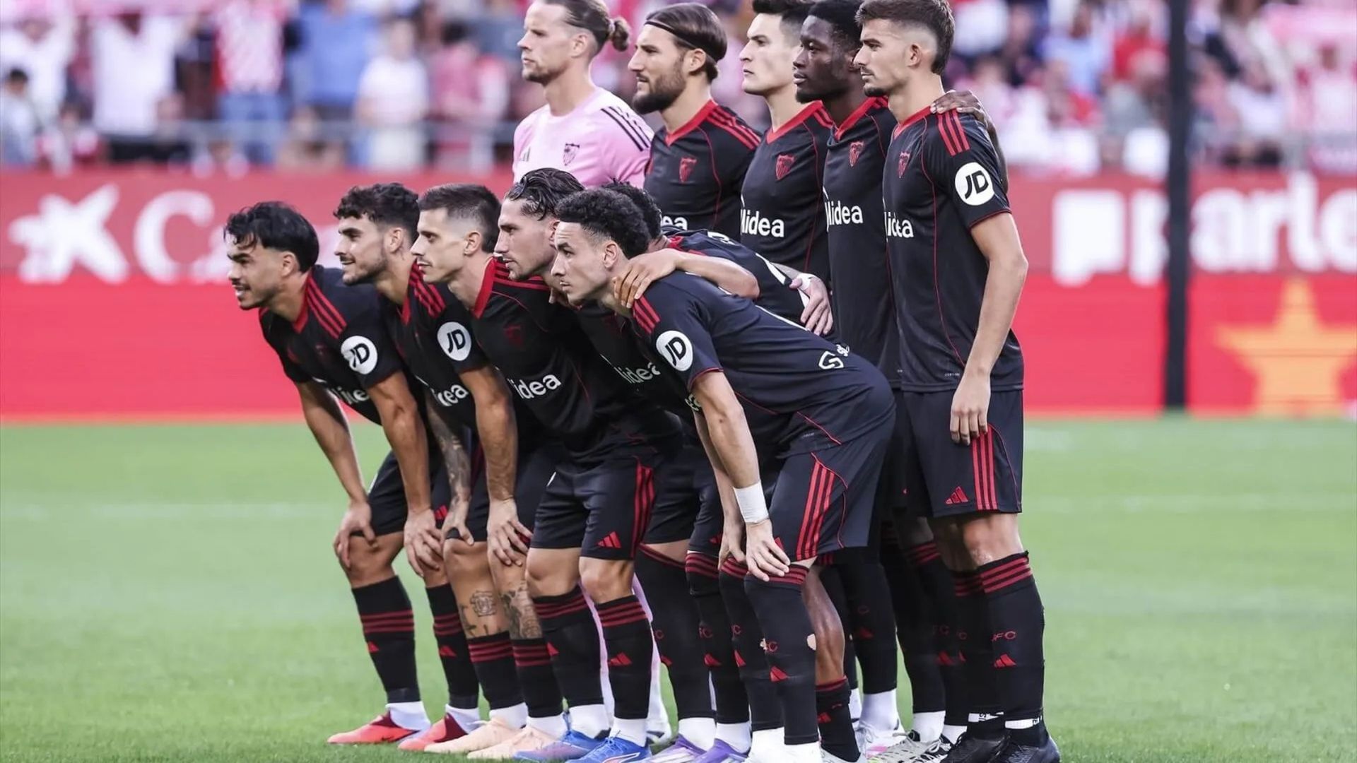 El once del Sevilla en Girona en la jornada 3 de la 25/26