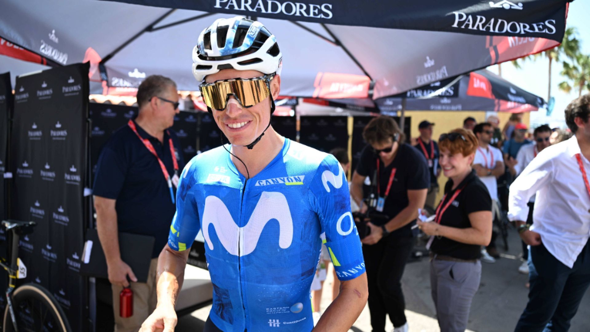 Enric Mas, durante La Vuelta a España