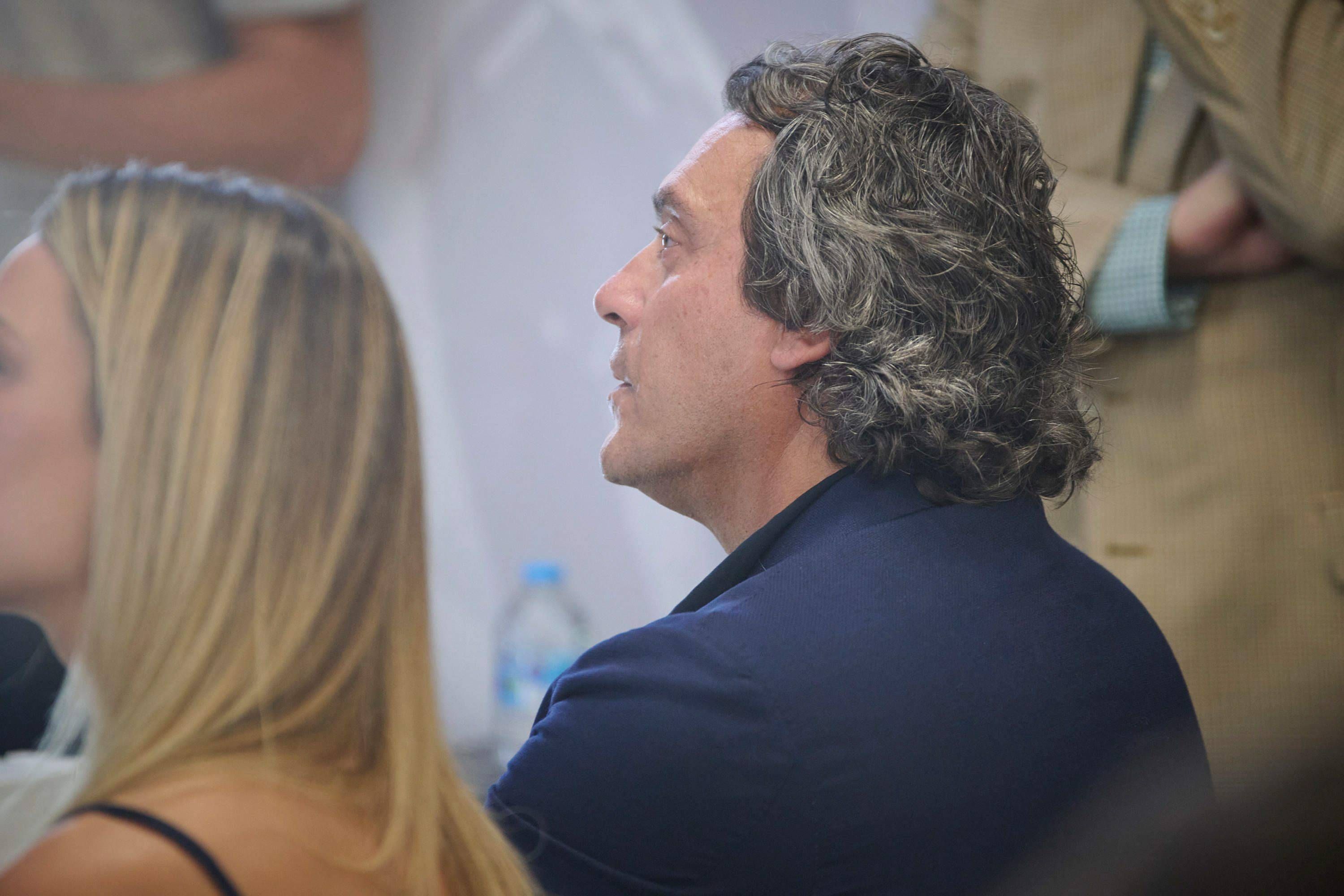Juanma Lopez, en la presentación de Álvaro Morata en Leganés