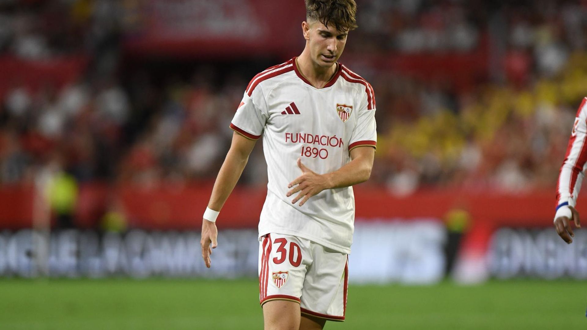 Miguel Sierra, en el Sevilla-Atlético de Madrid