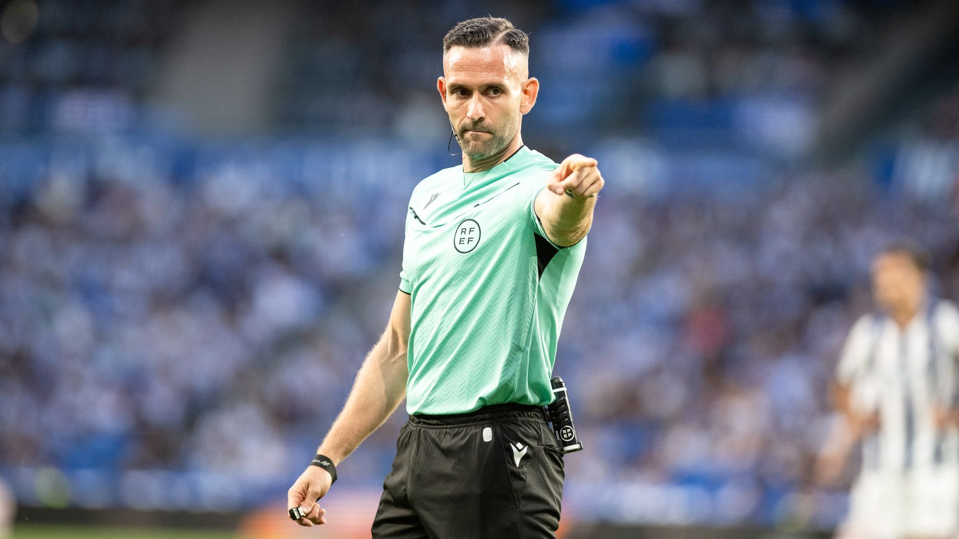 Orellana Cid, en el Real Sociedad-Espanyol