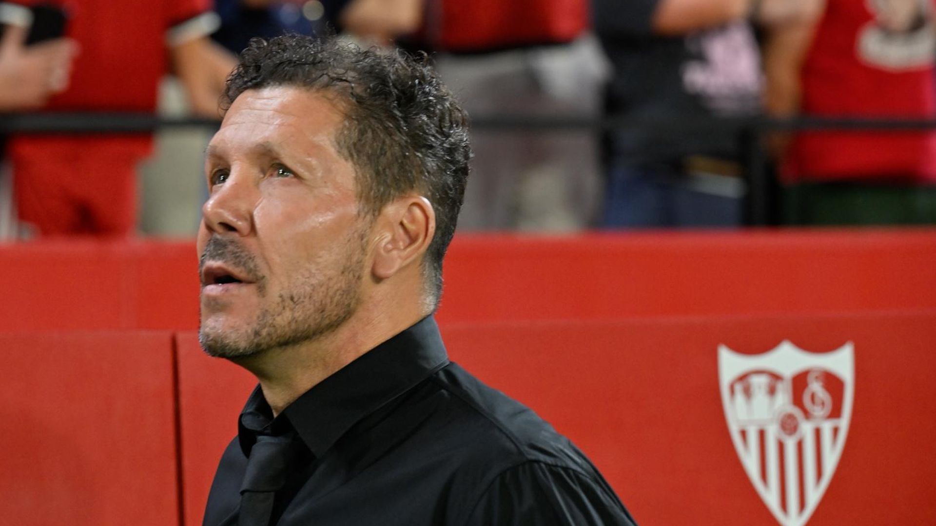 Simeone, antes del Sevilla-Atlético de Madrid Simeone, antes del Sevilla-Atlético de Madrid