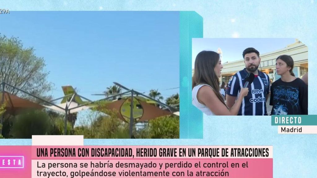 Testigos del accidente en el Parque Warner de Madrid relatan lo sucedido: "El hombre estaba en un estado deplorable"