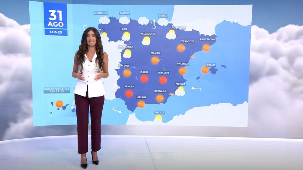 Agosto se despide con un desplome de temperaturas, chubasco o tormentas asiladas en España: las zonas afectadas, según la Aemet