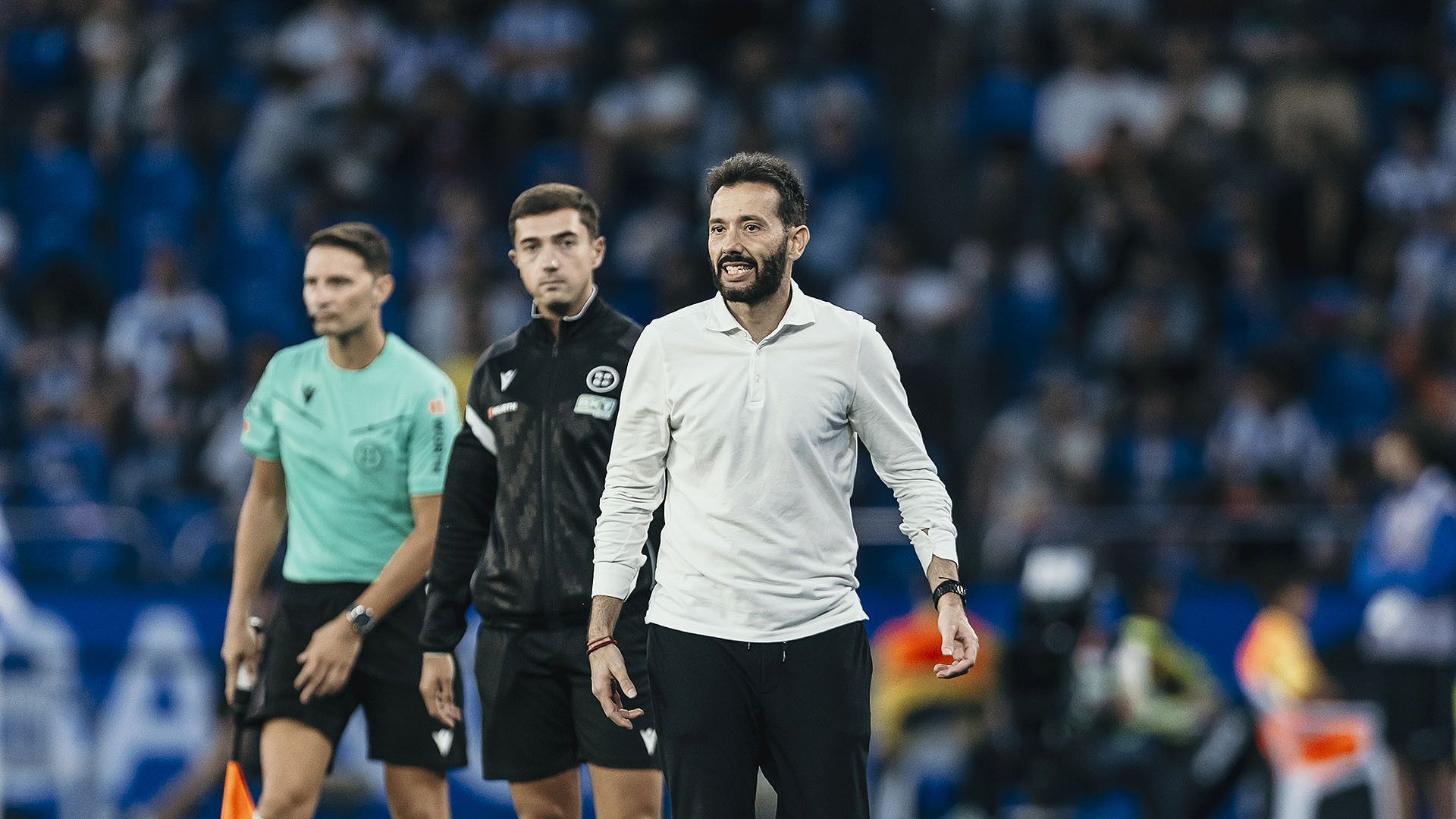 Carlos Corberán en Riazor