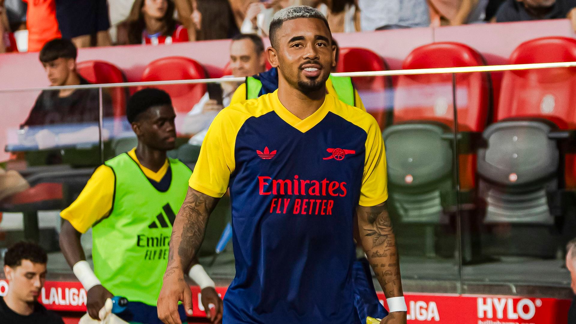 Gabriel Jesús, antes del Girona-Arsenal de pretemporada Gabriel Jesús, antes del Girona-Arsenal de pretemporada
