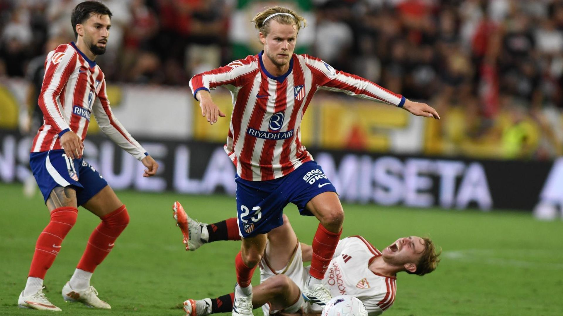 Hjulmand, en el Sevilla-Atlético de Madrid