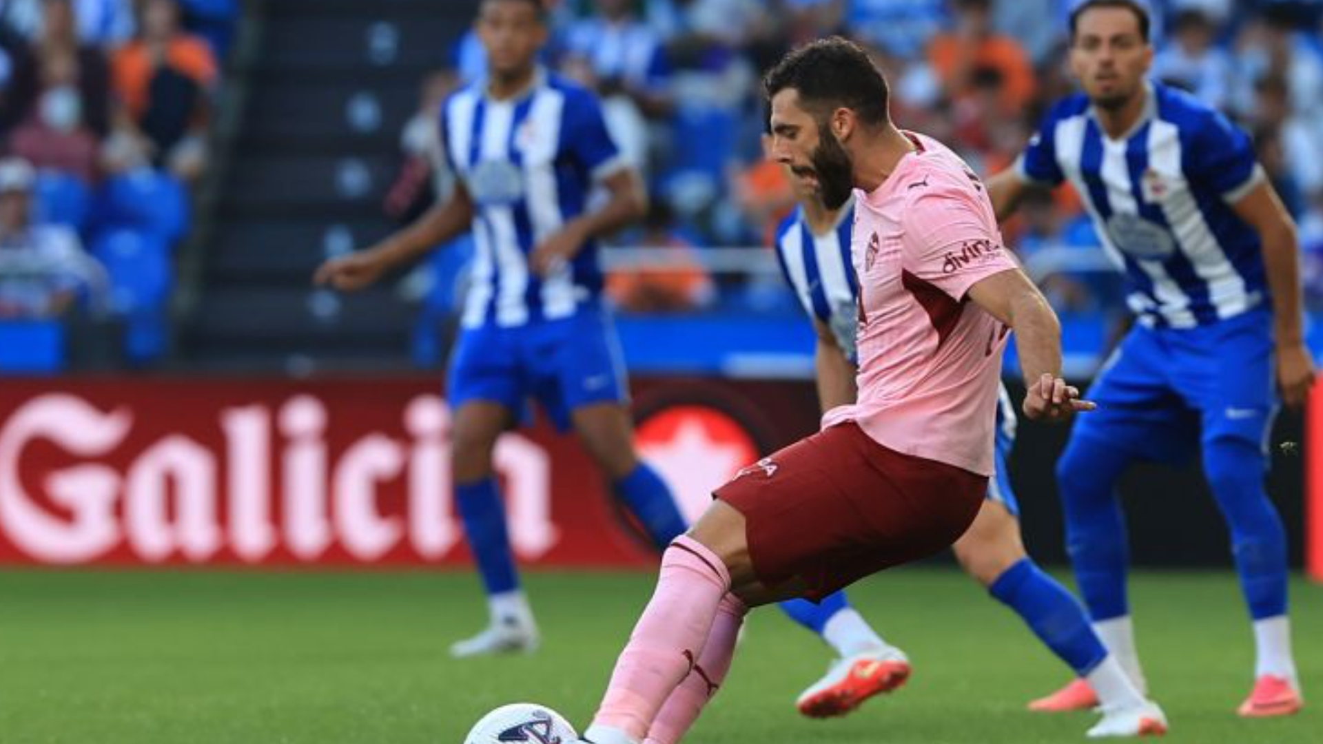 Luis Rioja ante el Dépor