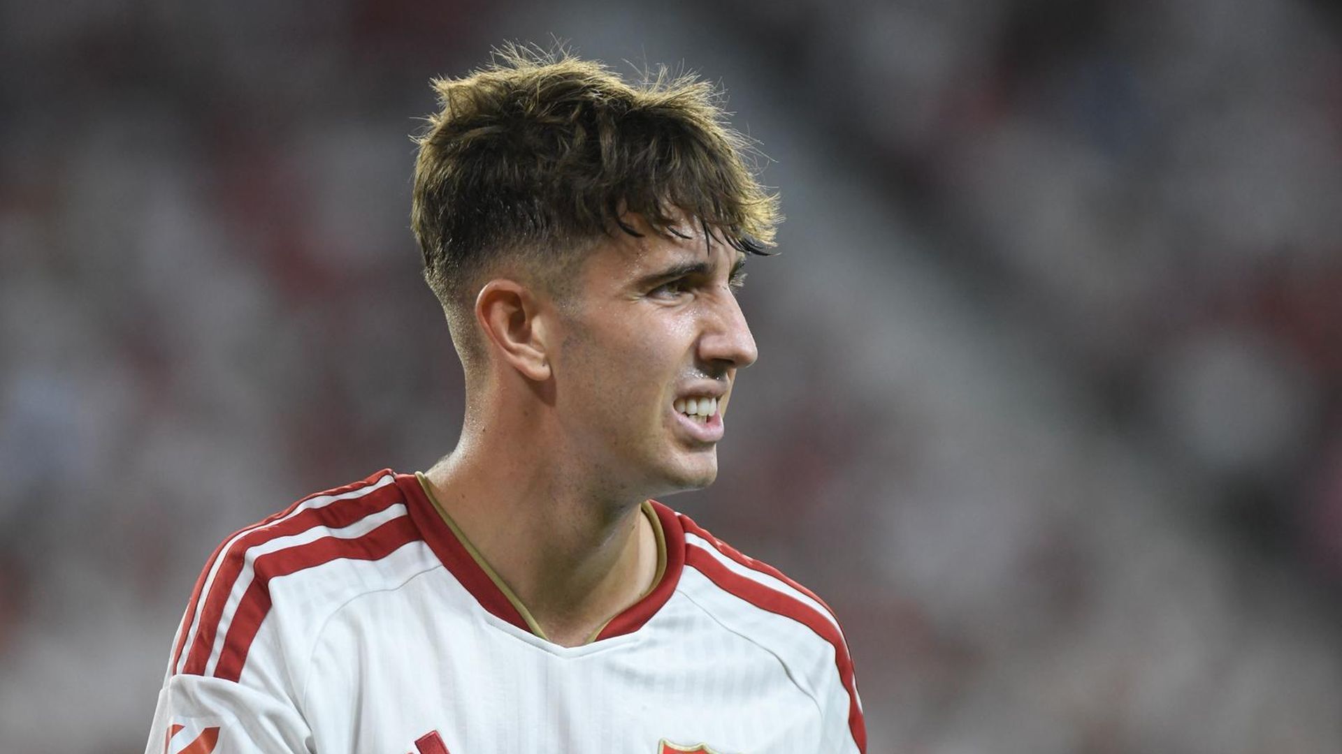 Miguel Sierra, en el Sevilla-Atlético de Madrid