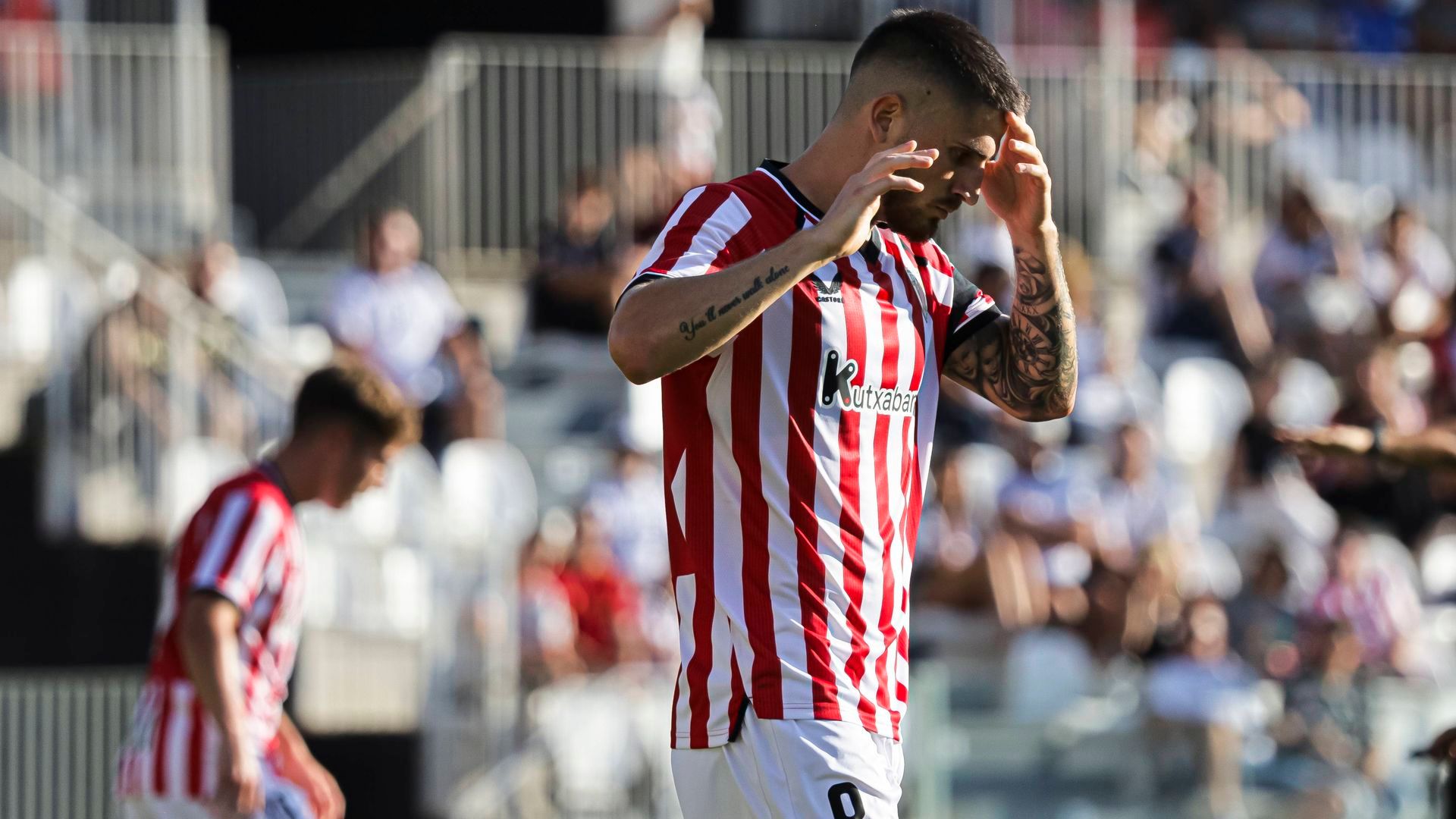 Oihan Sancet como rojiblanco Oihan Sancet como rojiblanco
