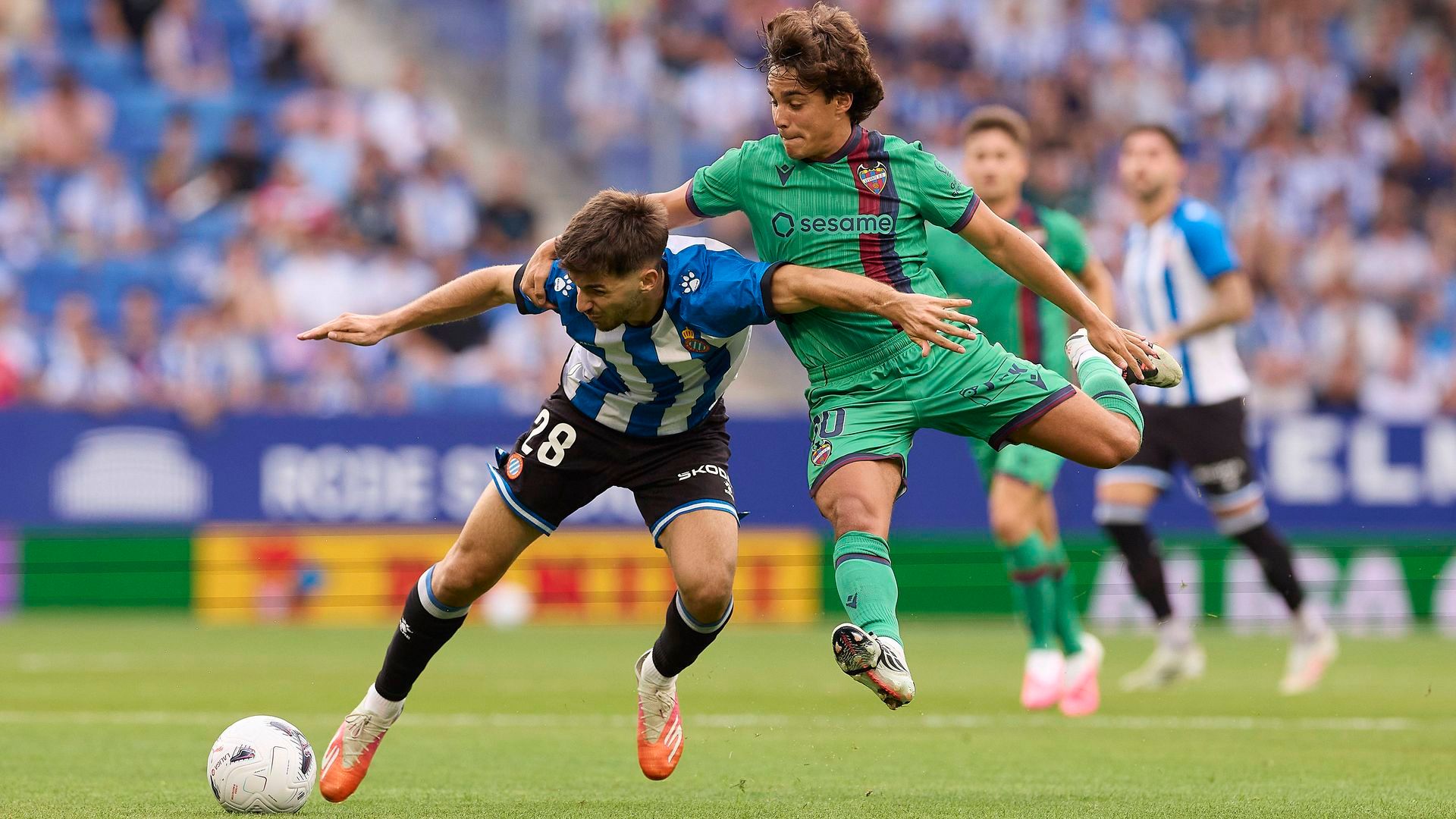 Carlos Álvarez, en el Espanyol-Levante