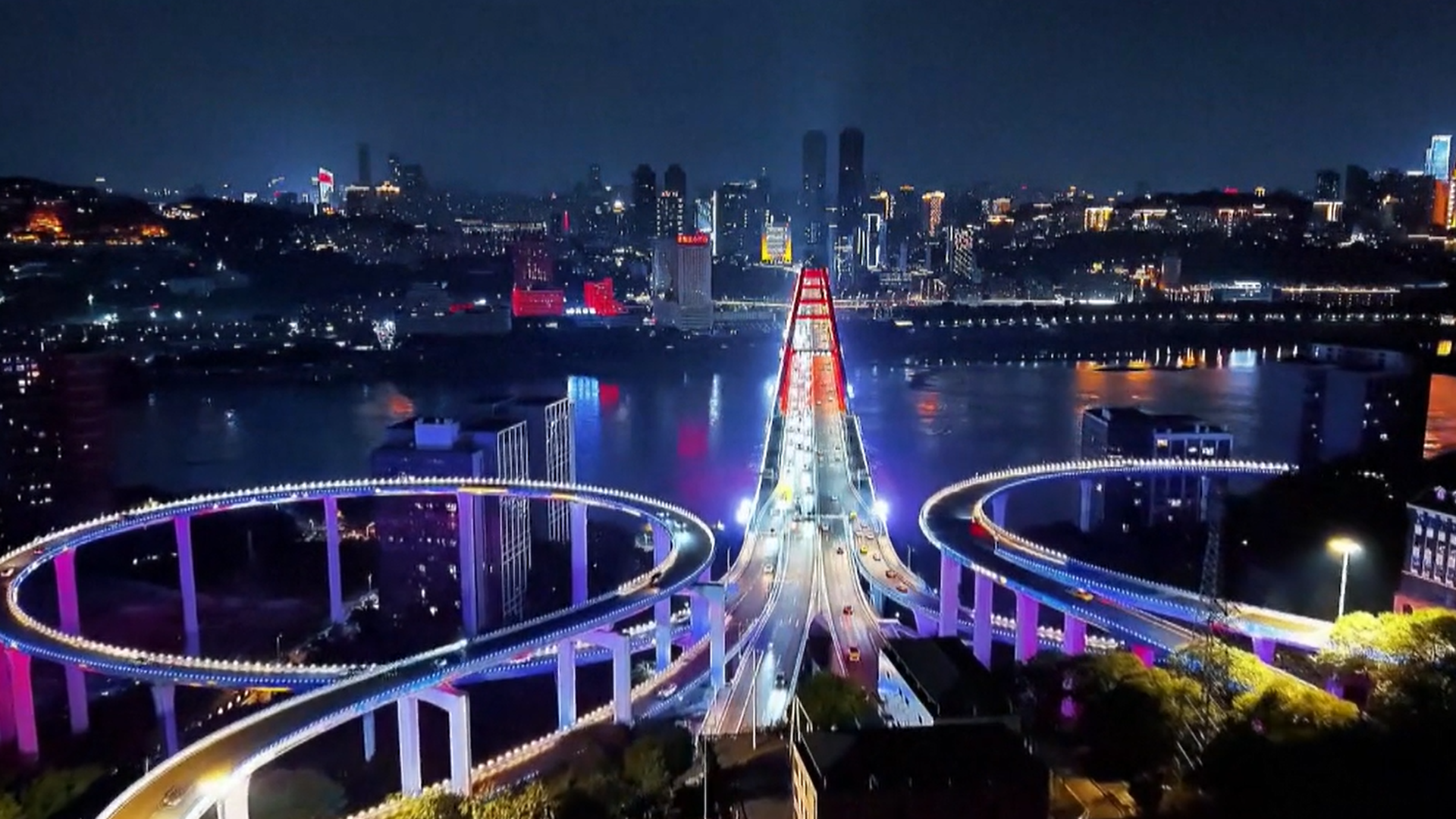 Chongqing, la ciudad futurista de China donde puedes encontrar una autovía que parece una montaña rusa
