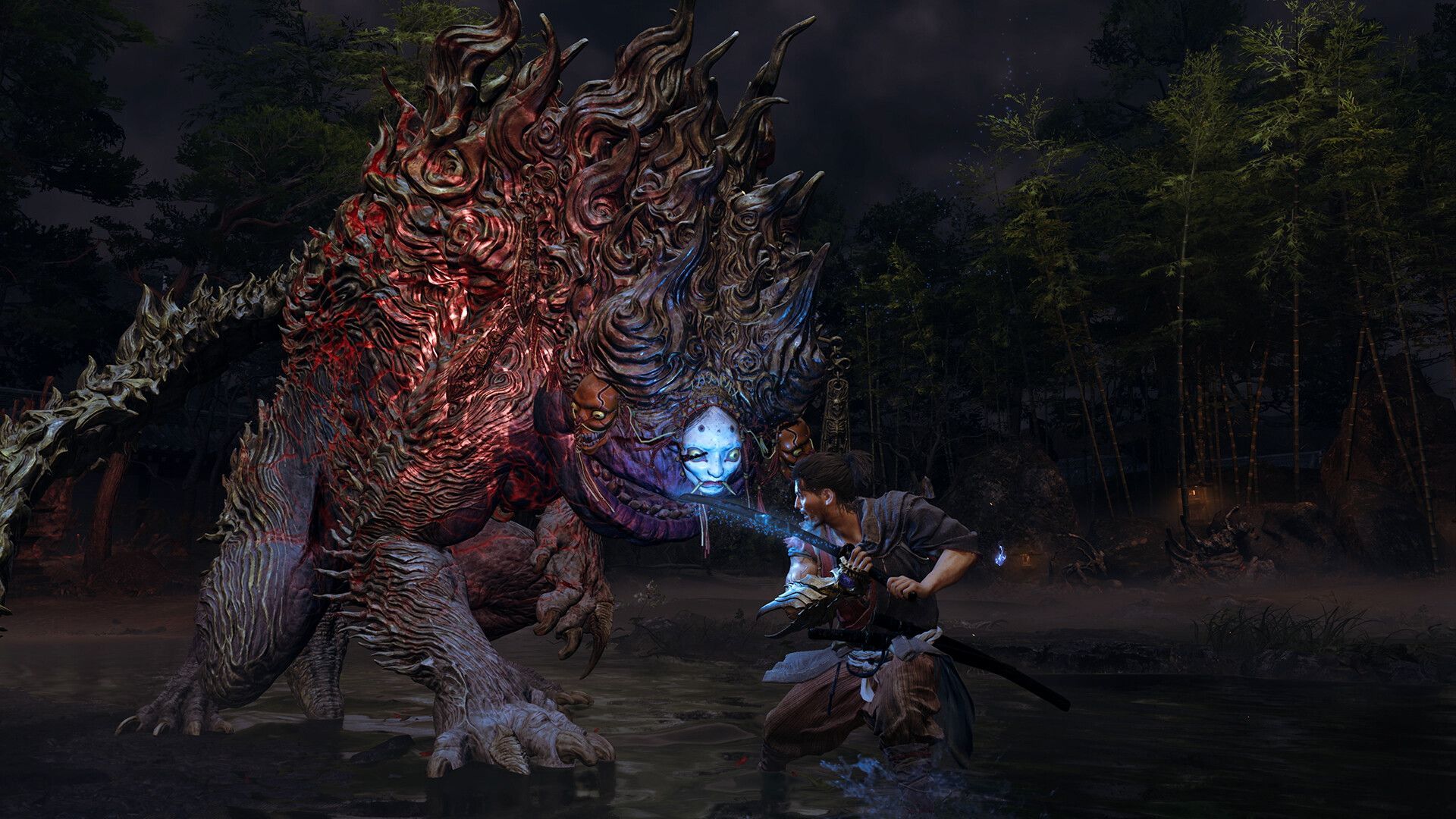 Combate contra un jefe en Onimusha: Way of the Sword