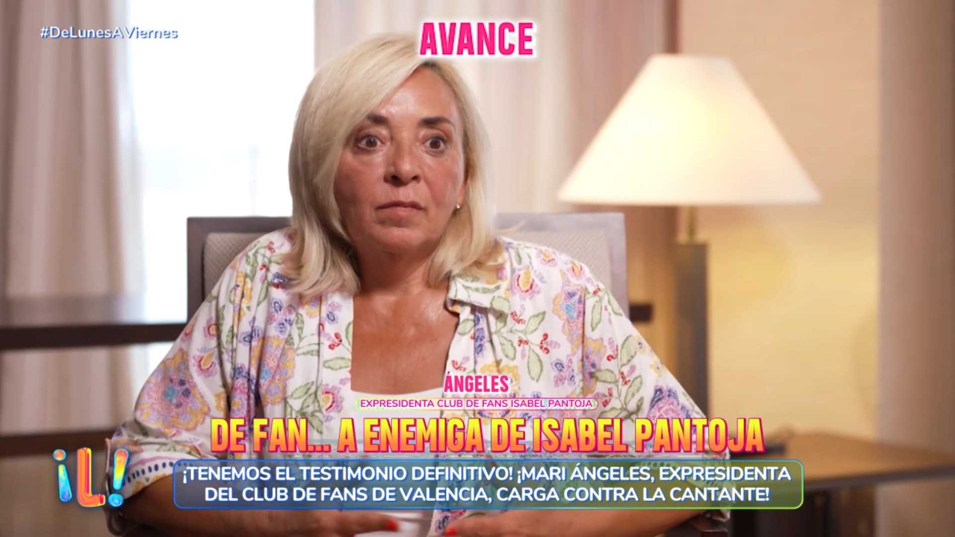 El testimonio definitivo de Mari Ángeles, expresidenta del Club de Fan de Isabel Pantoja: de esta manera carga contra la cantante El testimonio definitivo de Mari Ángeles, expresidenta del Club de Fan de Isabel Pantoja: de esta manera carga contra la cantante