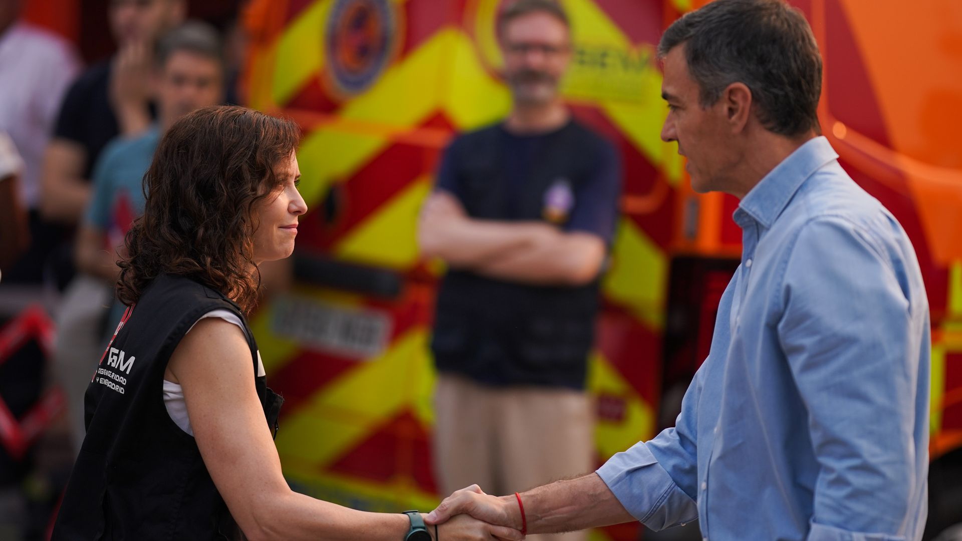 Isabel Díaz Ayuso y Pedro Sánchez
