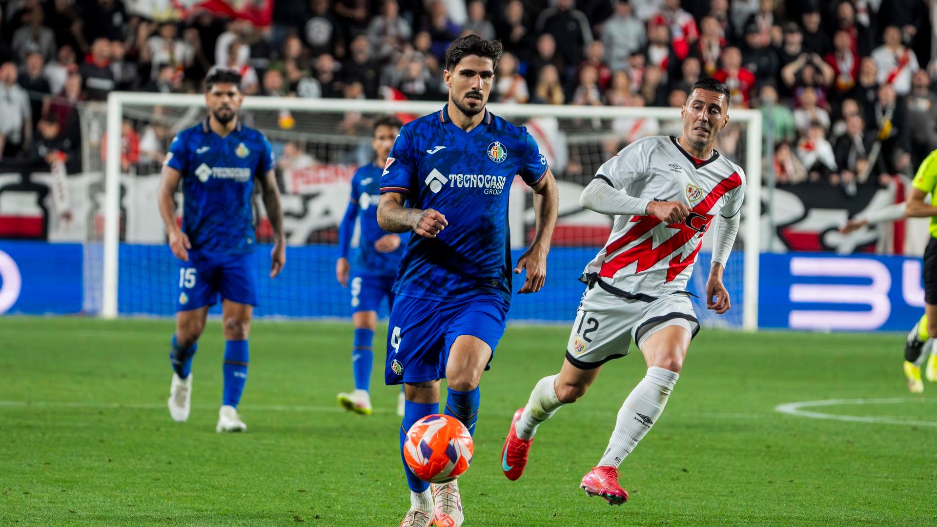 Juan Berrocal, durante un partido con el Getafe.
