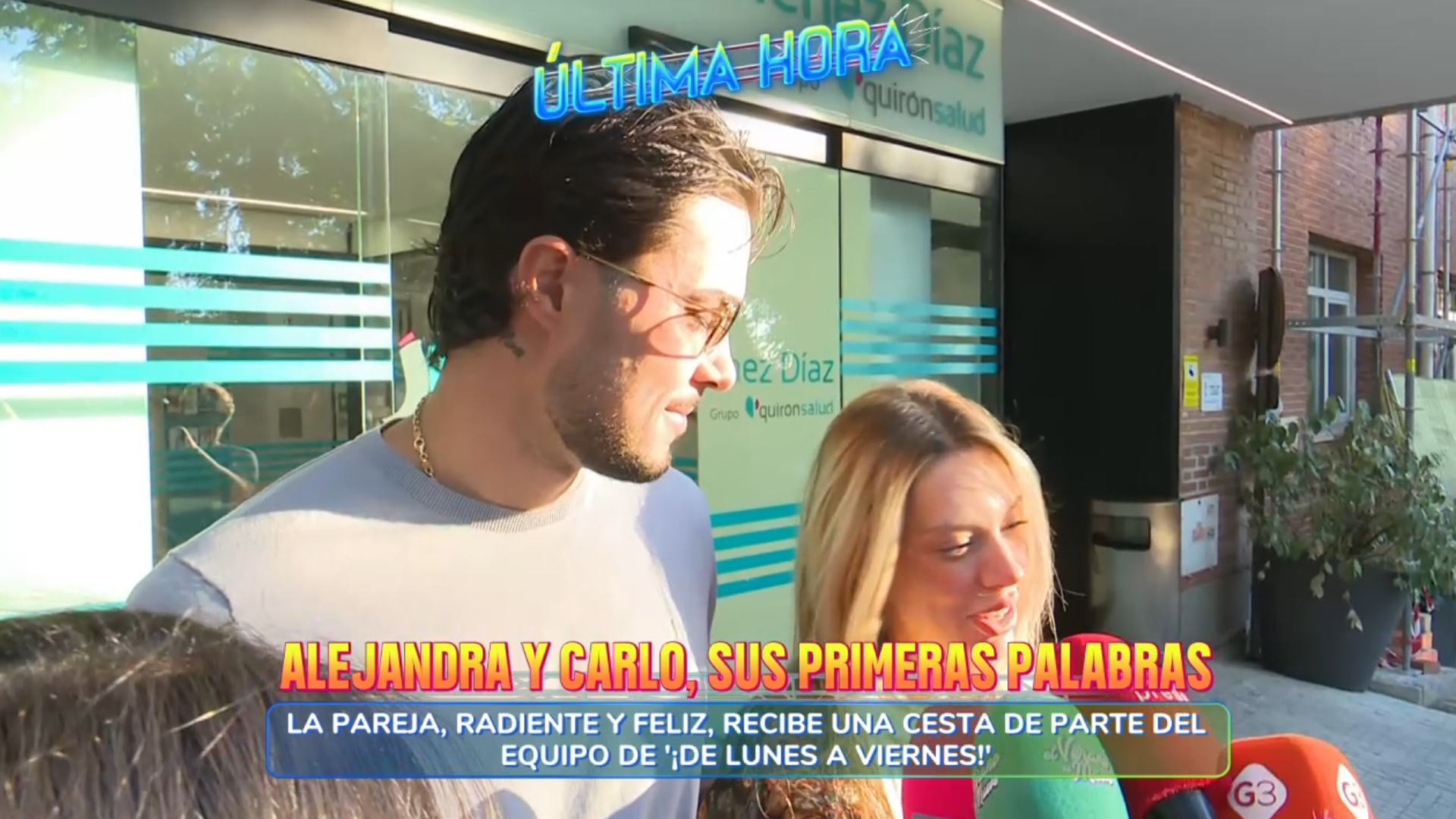 Las primeras palabras de Alejandra Rubio y Carlo Costanzia tras el nacimiento de su hijo: "Estamos muy bien"