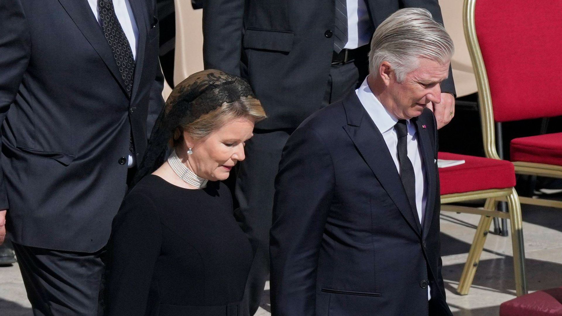 Los reyes Felipe y Matilde de Bélgica.