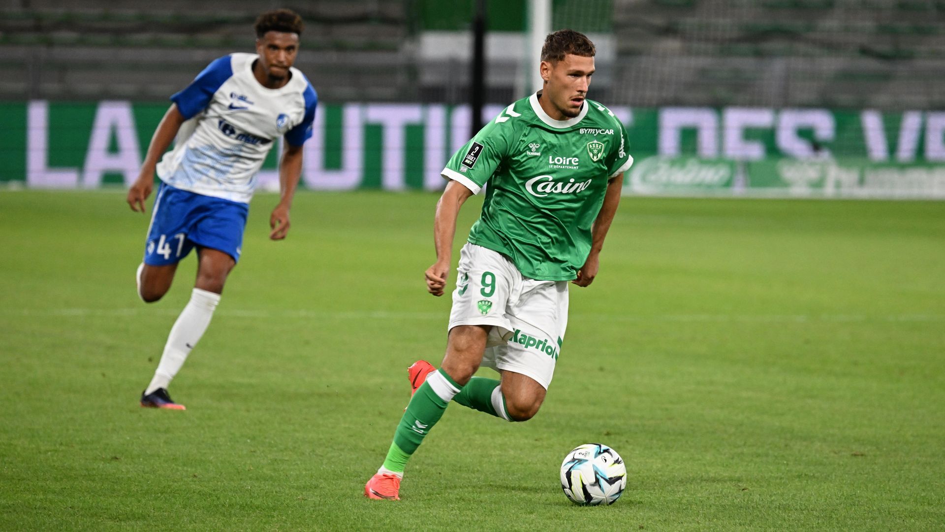 Lucas Stassin, con el Saint-Etienne