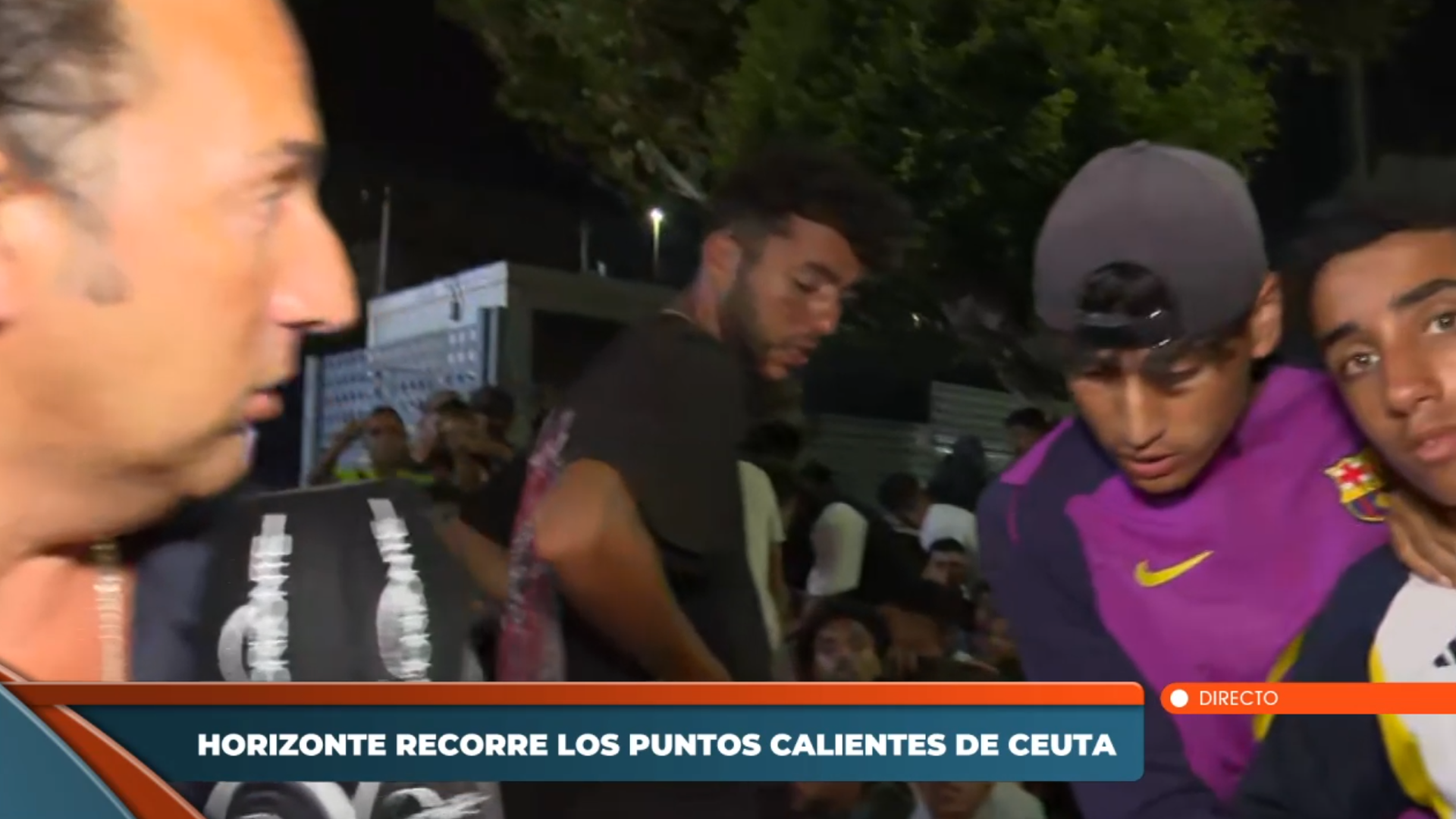 Máxima tensión con Iker Jiménez durante su visita a Ceuta: "Son imágenes fuertes, pero estamos protegidos"