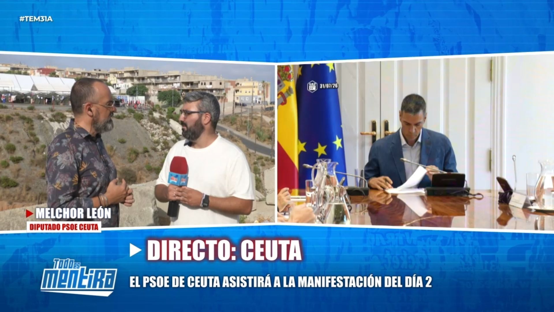 Melchor León, sobre la inesperada asistencia de la Ejecutiva del PSOE de Ceuta a la manifestación del día 2: "Han estado escondidos y ahora quieren sumarse"