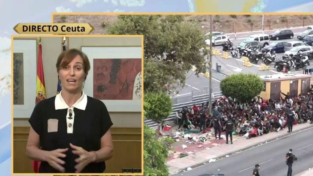 Ministra de Sanidad, sobre la situación Ceuta: "No hay ni ha habido colapso. Es es un mensaje grave"