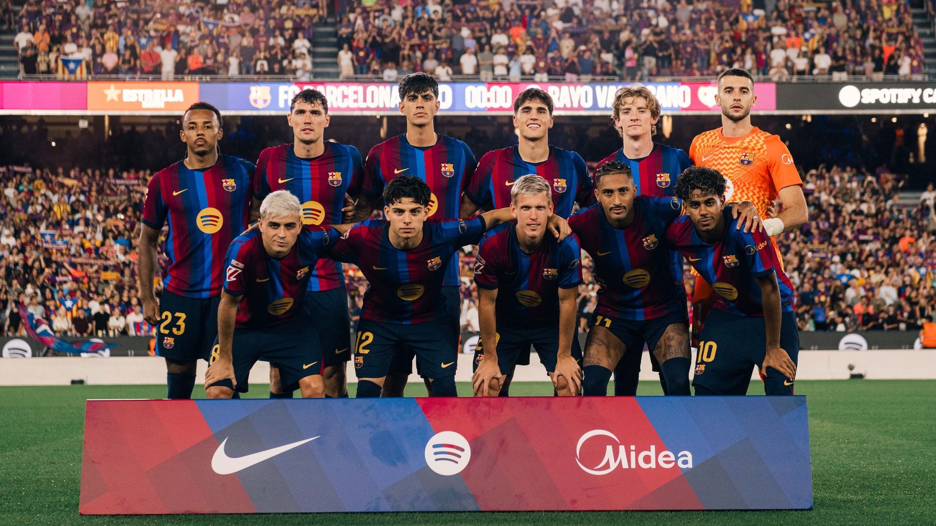 Once inicial azulgrana ante el Rayo Once inicial azulgrana ante el Rayo