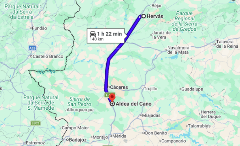 Recorrido del padre que olvidó a su hijo en una estación de servicio de Cáceres