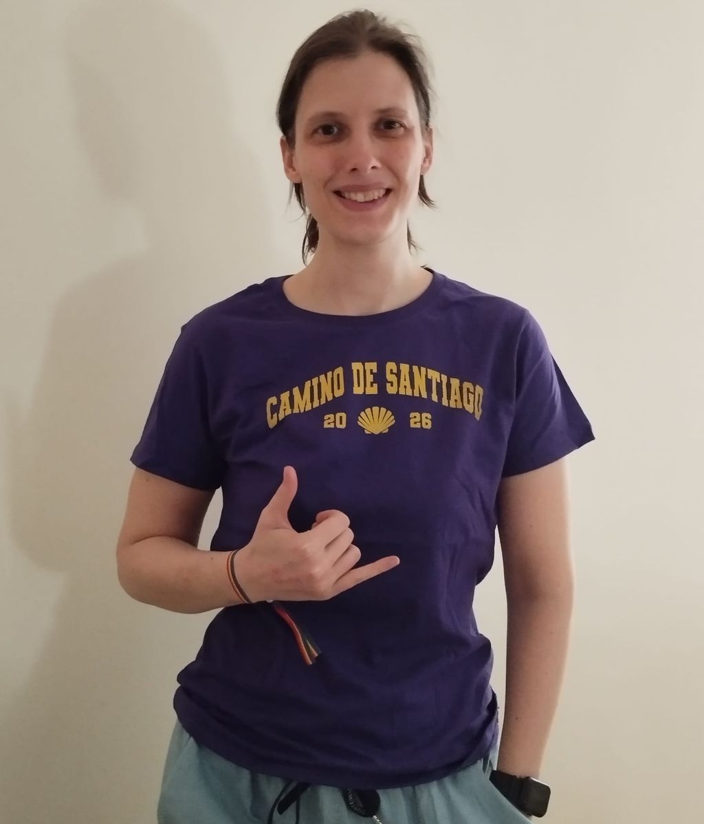 "Va a ser imposible no pensar en ella, en cómo estará, en lo bonito que sería hacer el Camino juntas...", sostiene Sara-Jayne