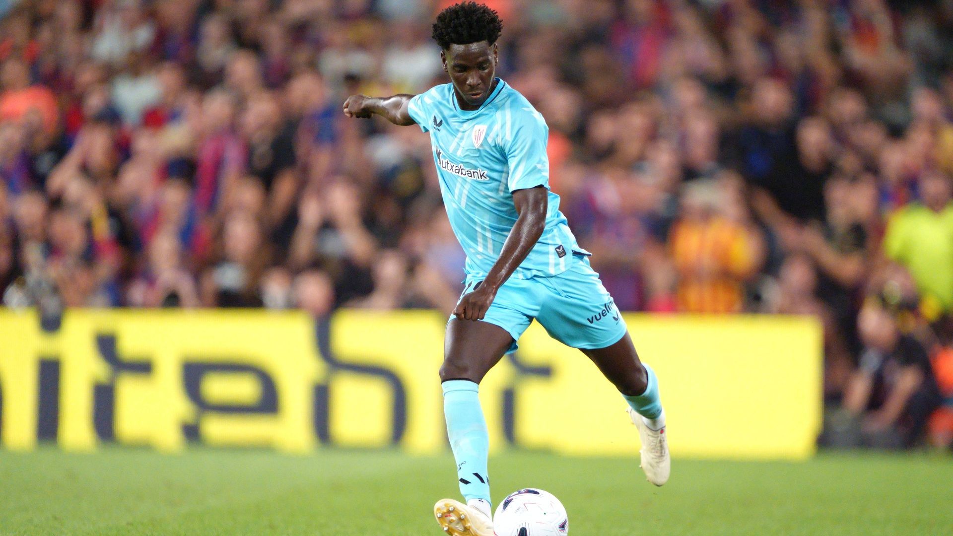 Adama Boiro ante el FC Barcelona Adama Boiro ante el FC Barcelona