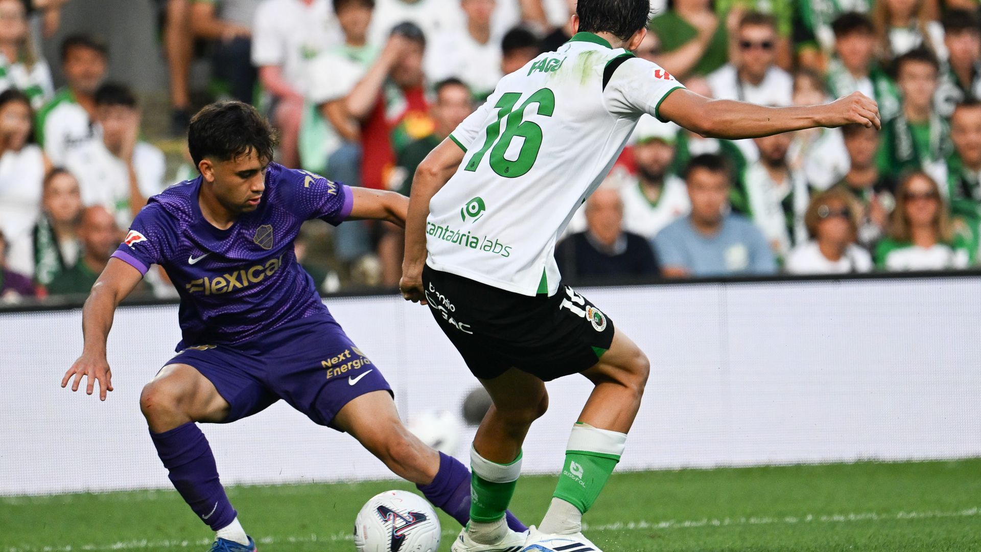 Buonanotte, durante un partido con el Elche.