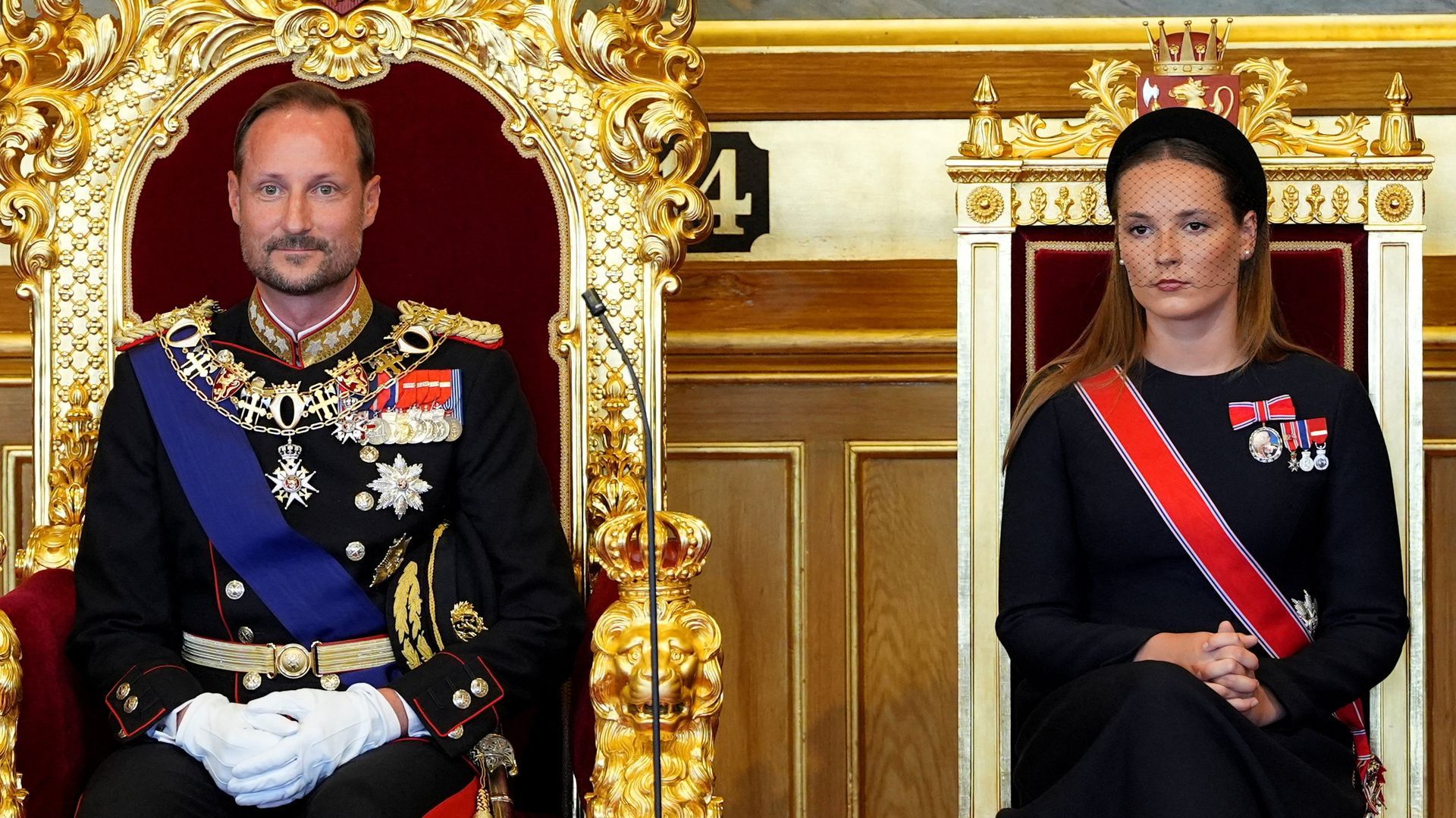 El rey Haakon y su hija, la princesa heredera Ingrid de Noruega, este 1 de septiembre