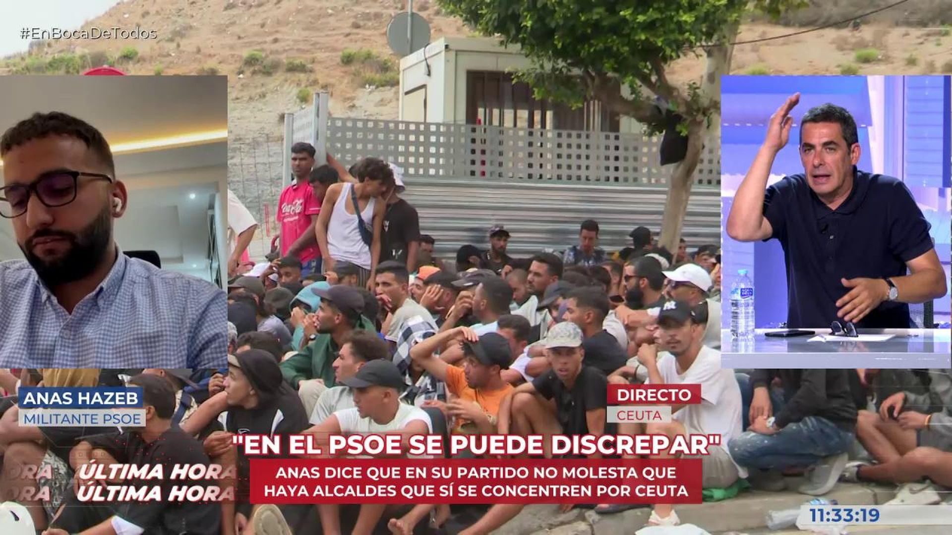 El tenso enfrentamiento entre Antonio Naranjo y un militante socialista en 'En boca de todos': "Que se vaya a pastar" El tenso enfrentamiento entre Antonio Naranjo y un militante socialista en 'En boca de todos': "Que se vaya a pastar"