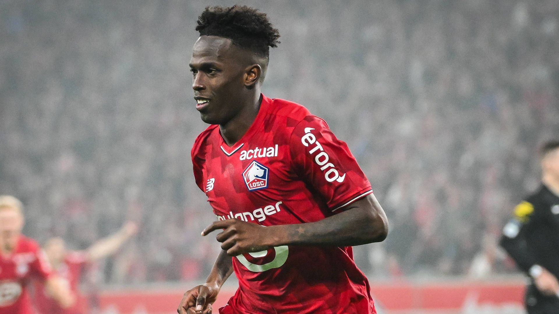 Félix Correia, jugando con el Lille