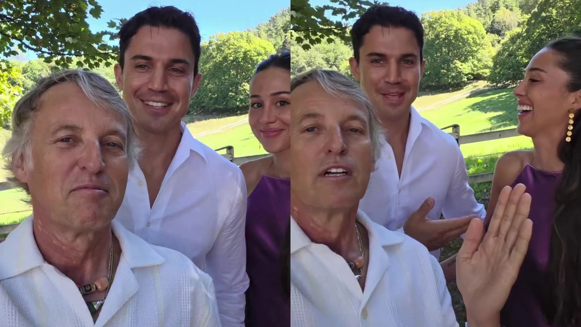 Jesús Calleja acudió a una boda junto a su amigo, Álex González y Carla Vigós Jesús Calleja acudió a una boda junto a su amigo, Álex González y Carla Vigós