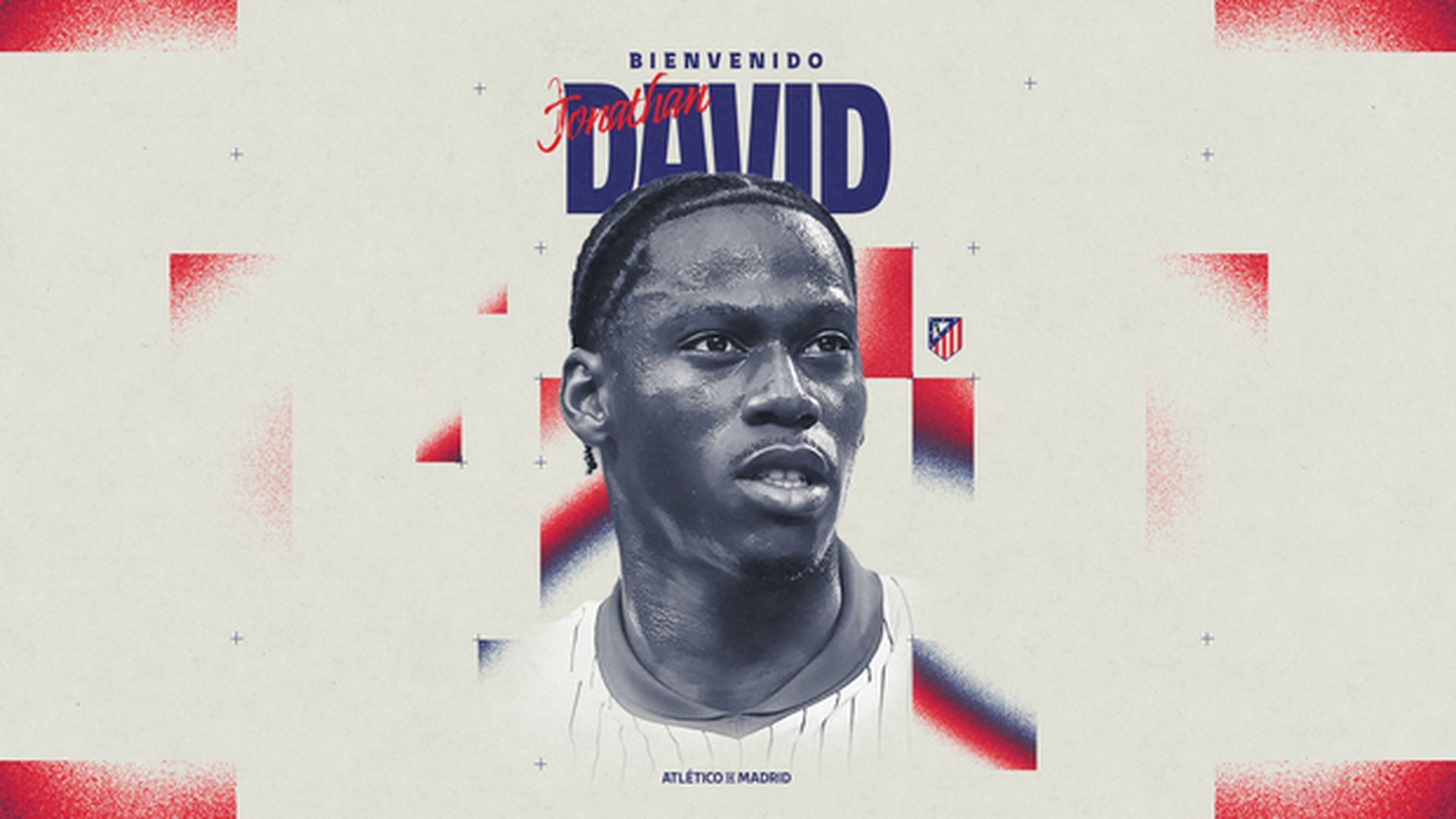Jonathan David, nuevo jugador del Atlético de Madrid. Jonathan David, nuevo jugador del Atlético de Madrid.