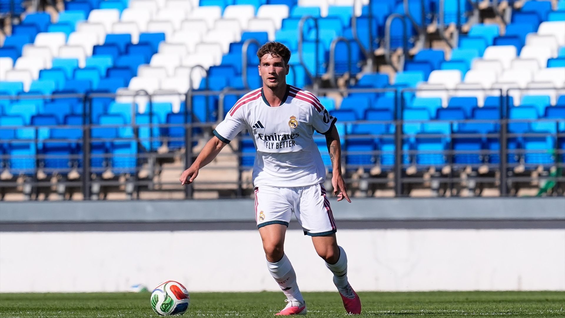 Jorge Cestero, con el Real Madrid Castilla