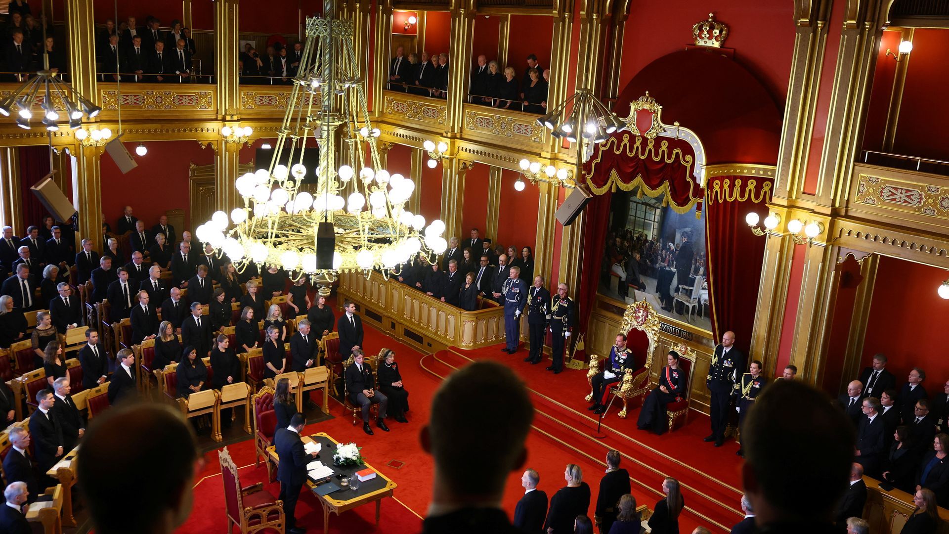 La familia real de Noruega este 1 de septiembre